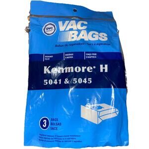 DVC Brand Vac Bags For Kenmore H 5041 & 5045 (3 Bags)